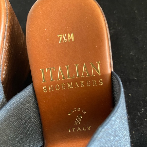 👡Blue wedge sandals just the right on to wear with your jeans - Picture 2 of 6